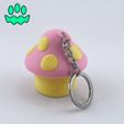 mushroom_6.jpg Cute Mushroom Friends Clicker Keychain Bundle