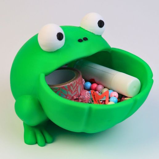 🥣 Ribbit Bowl・Free STL File for 3D printing・Cults