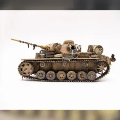 Panzer III & Panzer IV mid. prod tracks 3D PRINT MODEL