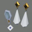 03.jpg Genshin Impact Yelan Jewelry and accessories set. Video game, props, cosplay