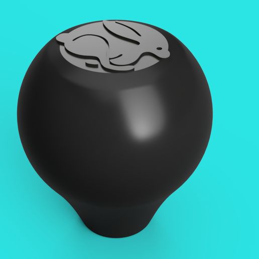 🚗 Volkswagen Rabbit Golf MK1 Shift Knob・Free STL File for ・Cults