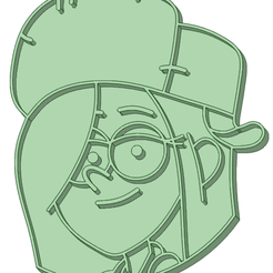 Wendy_e.png STL file Gravity fall Wendy 90mm cookie cutter・3D print design to download