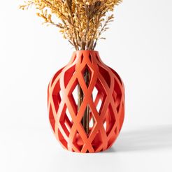 DSC01218.jpg Le vase Adani, une décoration d'intérieur moderne et unique pour les arrangements de fleurs séchées et conservées | Fichier STL