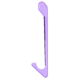 door_hook_extension.stl Door hook with optional extension