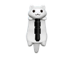 auriculares-1.png OBJ file Kawaii kitty for mobile phone.・3D printable model to download