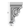 Corbel4-07.JPG Simple celtic corbel bracket 3D print model