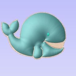 baleine.JPG Бесплатный STL файл Whale・3D-печатный дизайн для скачивания