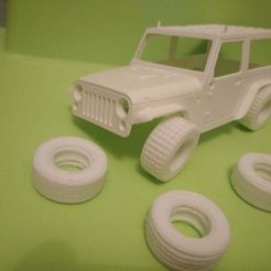 IMG_20180710_014126.jpg Flexible tires of 3 types for Orlandoo Hunter Jeep 1/35 scale / Neumáticos flexibles de 3 tipos para Orlandoo Hunter