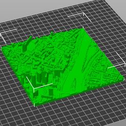 Screenshot_2.jpg Free STL file 3D MODEL OF LA DÉFENSE (BUSINESS DISTRICT), PARIS, FRANCE SAMPLE・3D print design to download