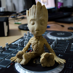 Imprimer en 3D Bébé Groot • Fabriqué avec une imprimante 3D Creality Ender  3 v2・Cults