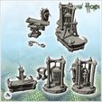 3.jpg Set of chaos torture accessories with metal cages and spiked coffin (15) - Ork Green Horde Fantasy Beast Chaos Demon Ogre