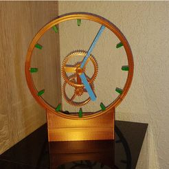 20210322_170506.jpg Free STL file Hollow Clock Remix uses Internet Time with ESP8266・3D print model to download