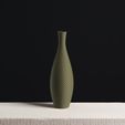 tall-textured-vase-with-scales-3d-model-slimprint.jpg Textured Vase with Scales, Vase Mode 3D Model