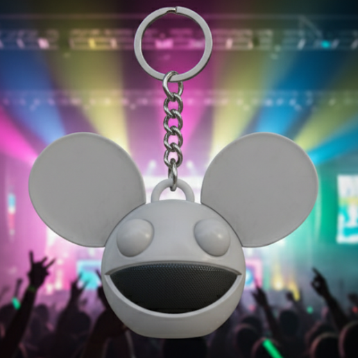 🗝️ Deadmau5 Mask Keychain Iconic DJ Helmet Music Ready to