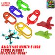 Axisflying-Manta-5-Caddx-Peanut-Mount-1.jpg Axisflying MANTA5 inch Caddx Peanut Adustable Mount