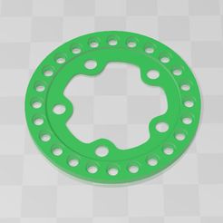 Fichier STL Roues Beadlock pour pneus WPL & ALF - 8 trous・Design à  télécharger et à imprimer en 3D・Cults