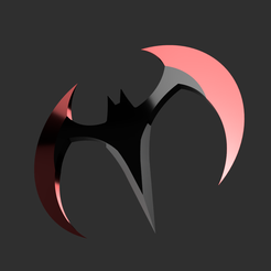 BEYOND_BATARANG_CLASSIC_4.png 3D file Batman Beyond Batarangs | 1999 Cartoon | Arkham Knight・3D printing design to download
