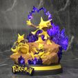 abra-diorama-render-2.jpg Pokemon - Abra Evolution Line Diorama
