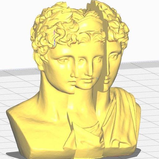 UFS-079 Chaos Orb - Male Bust - Female Inside - 3D model önizlemesi