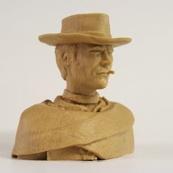 The_Good_3D_printed.jpg STL-Datei The Good | Bust・Design für 3D-Drucker zum herunterladen