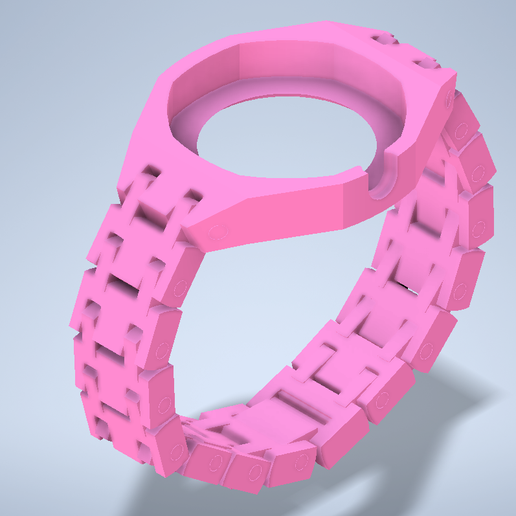 Custom Watch Case & Integrated Bracelet for Swatch Royal Pop - Concept V1