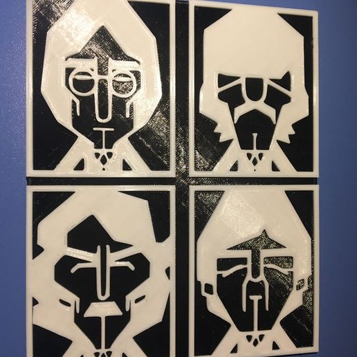 Beatles Poster 3D model