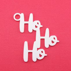 HoHoHoGiftTagWithJumpringPhoto.jpg Ho Ho Ho - Christmas Gift Tag