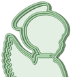 Angel - copia.png Angelito nene cookie cutter