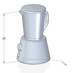 batidora1.JPG STL file Barbie Mixer・3D printable model to download