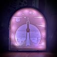 2.jpeg Rocket Launch to the Stars - Diorama and Light Box - Nightlight (personal use)