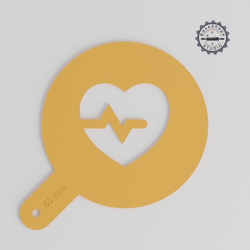 product_1395-02_overview.jpg Conjunto de estêncil para arte do coração, 5 tamanhos, motivo Latte e decoração, compatível com cacau, açúcar, purpurina e muito mais