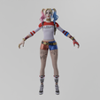 Harley-Quinn0001.png Harley Quinn Lowpoly Rigged