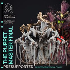 puppet-master-final-6.jpg Archivo 3D Forma de Horror del Titiritero - Monstruo grande de D&D - PRESUPUESTO - escala 32mm・Modelo para descargar y imprimir en 3D