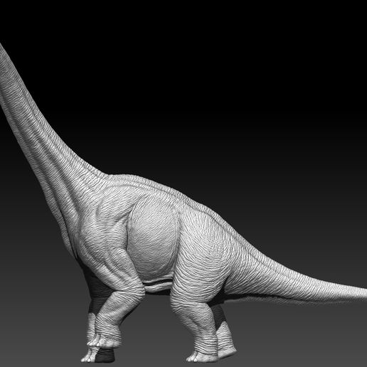 1.jpg Brachiosaurus B Walking | Dinosaur