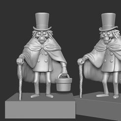 haunted-mansion-hatbox-ghost-maquette-3d-model-stl.jpg Haunted Mansion Hatbox Ghost 3D model