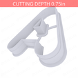 Letter_A~4.25in-cookiecutter-only2.png Letter A Cookie Cutter 4.25in / 10.8cm
