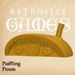 IMG_1777.jpeg STL file Halfling House terrain 28mm・3D printing design to download