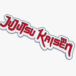jujutsu.png Fichier STL Porte-clés Jujutsu Kaisen (Logo 1)・Design imprimable en 3D à télécharger, Ezedg2021