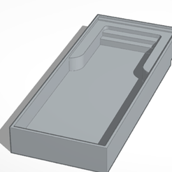 Pool.png STL file Swimming pool・3D printer design to download