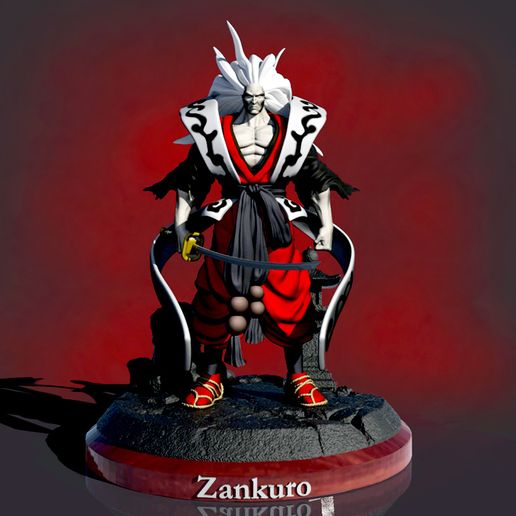 shoさん 🗡️ Zankuro Minazuk Samurai Shodown III・ STL File for 3D