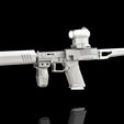 PDW-G17-002.jpg STL file Glock 17 Frame DD17.2 Rails PDW adapter・3D printing design to download