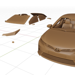 1.png Archivo STL Toyota Corolla 2017・Plan imprimible en 3D para descargar