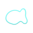 Goldfish-3.png Gold Fish Cookie Cutter | STL File