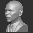 4.jpg Pitbull bust 3D printing ready stl obj formats