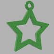41.png Hollow christmas star X76