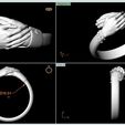 02.jpg Intertwined Hands Ring