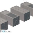Industrial-Container-by-PRODICER_3.jpg Tabletop terrain sci-fi bundle (17 pieces) by PRODICER