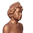 13.jpg Queen Elizabeth II Bust 3D print model