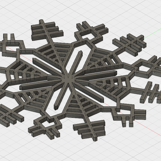 Download free file 10 Christmas snowflakes • 3D printer object ・ Cults