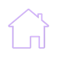 Haus3.stl Symbol House Home (3)